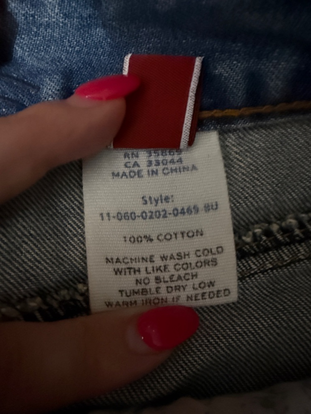 Stetson Blue Denim Jeans with Brass Stitching Detail - Picture 6 of 10